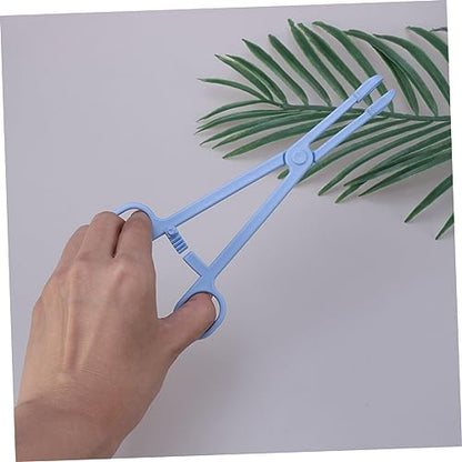 BESPORTBLE 2pcs Reptile Poop Pickup Tool Lightweight Waste Cleaning Tongs for Tortoise Hamster Lizard and Bird Durable Design with Comfortable Grip and Powerful Tooth Groove