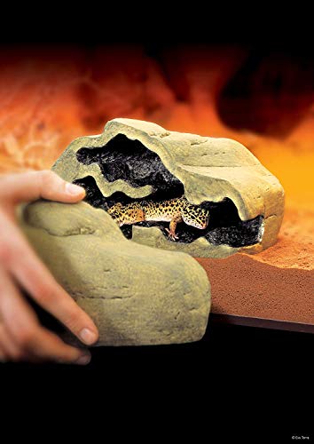 Exo Terra Reptile Den, Hideout Tunnel System for Terrariums, Medium, PT2862 - size: Medium
