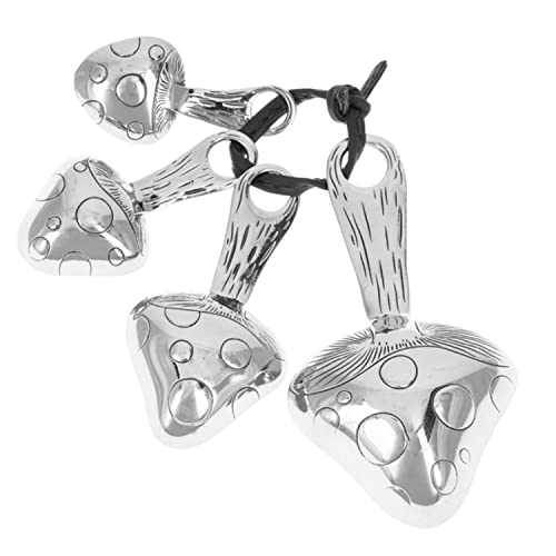 Ganz 4-Piece Measuring Spoons Set, Polka Dot Mushroom