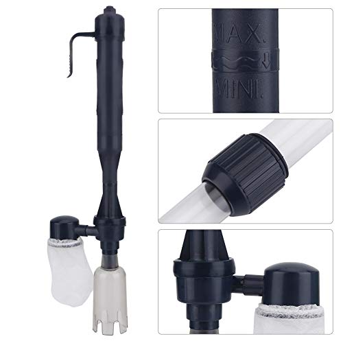 Aquarium Cleaning Tool with Electric Filter Pump for Efficient Water Removal - Ideal for Various Aquariums - Acrylic Build 57cm to 80cm