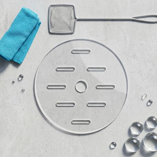 Fish Aquarium Anti-Jumping Cover - Round Mesh Screen Netting for Fish Aquarium Screen Top Cover Prevents Reptiles from Jumping Out 3.94 Inch - size: 10.00X10.00X0.30CM