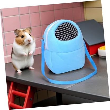 Toddmomy 3pcs Small Pet Carrier Backpack Set – Breathable Portable Hamster Travel Bag with Mesh Window – Lightweight Rabbit, Squirrel, Chinchilla Carrier for Outdoor Use
