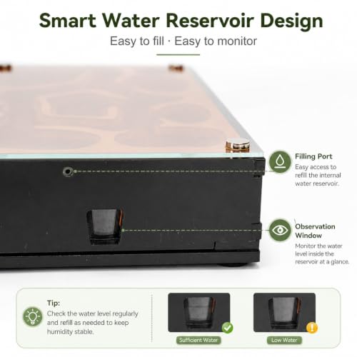 Terra Core Series Hybrid Formicarium Ant Nest, Vertical & Flat Chamber Design with Hydration System, Expandable Habitat & Starter Kit
