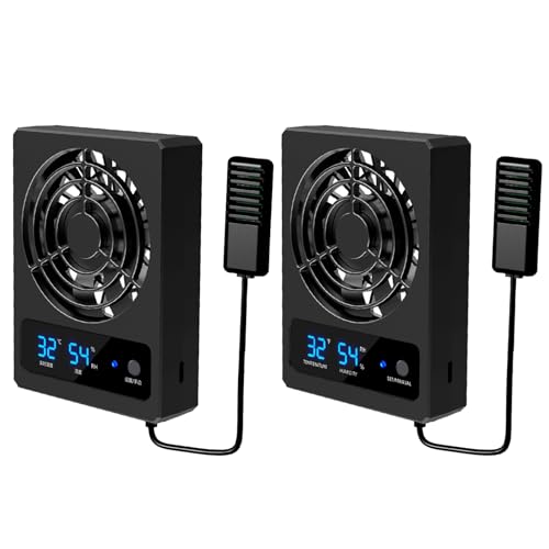 Reptiles Cooling Fan for Terrariums Low Chiller Air Coolers Humidity Reducer Chiller Automatic Control Reptiles Habitat Improvement - color: C