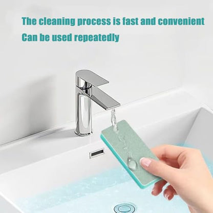 3 Packs Aquarium Limescale Remover, Fish Tank Glass Scraper & Sponge | Dual-Action Fish Tank Glass Scraper & Sponge, Handheld Non-Scratch Cleaning Pad for Small Glass Aquarium Maintenance