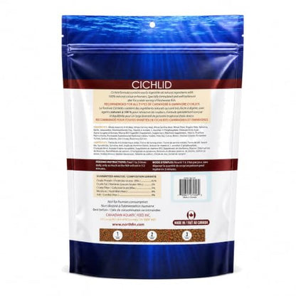Northfin Cichlid Fish Food, Slow-Sinking Pellets, 1mm, 1kg | Cichlid Formula; slow-sinking pellets for carnivorous & omnivorous cichlids; whole Antarctic krill meal; crafted in Canada - size: Net Wt: 1 Kg, style: 1mm