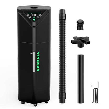 VIVOSUN AeroStream H19 Intelligent Environmental 19L Humidifier with Temp & Humidity Probe, Top Control Panel, Smart Remote Control, Designed Specifically for Use with Grow Tents | VPD Control, Smart Auto Humidity Adjustment, 19L Large Capacity, Grow Syst