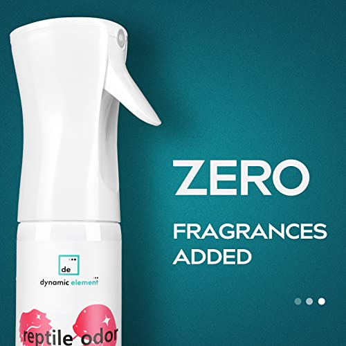 Reptile Tank Odor Eliminator Spray, Unscented, 18 Fl Oz (2x9) | 2-Pack, Protects Respiratory Health, No Harsh Chemicals, Mineral Formula, For Bearded Dragons, Geckos, Turtles & Terrariums