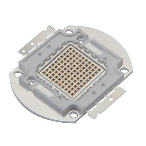 CHANZON High Power Led Chip 100W Infrared IR 850nm | (3000mA / DC 14V - 16V / 100 Watt) SMD COB Light Emitter Diode Components Night Vision Bulb Lamp Beads for DIY Lighting - color: N) Infrared Ir (850nm)