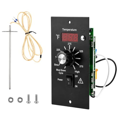 Digital Thermostat Controller, LED Display Temperature Control Panel Barbecue Grill Replacement Part, Replacement Thermostat Kit Parts Digital Pro Controller for All Traeger (with 7'' Probe Sensor) - size: with 7'' Probe Sensor