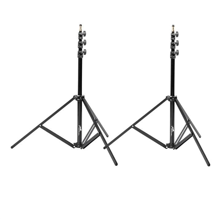2-Pack Cheetah Stand C8 Auto-Light Stand 8Ft Tall, 6ft Max Weight for Video Lights, Photography and Portraits.