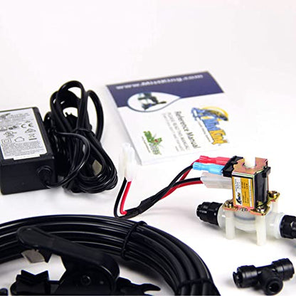 MistKing – Ultimate Misting System, 5th Gen | Used by Zoos, Institutions & Hobbyists | Expandable to 20 Nozzles | Extremely Fine Mist | 50 Micron Droplets | Upgraded Timer & Components | | Used by Zoos, Institutions & Hobbyists, Expandable to 20 Nozzles,