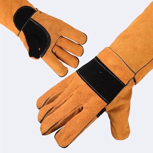 Animal Handling Gloves Safety Guard Protection | Cat Bite Gloves for Grooming Work Gardening Cutting Kitchen Welding Construction Bathing