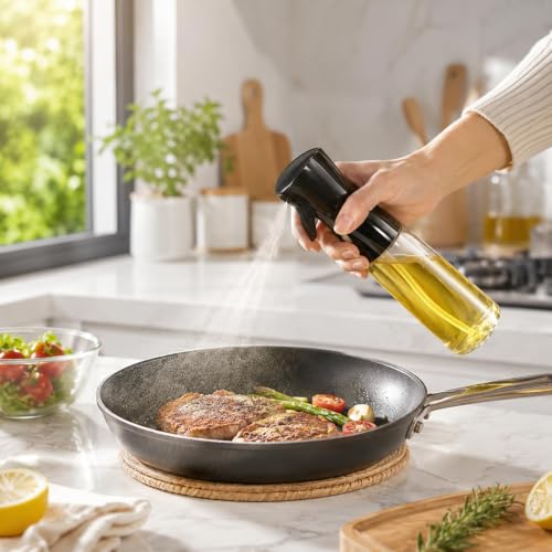 Empty Clear Glass Spray Bottles (black) - color: Black