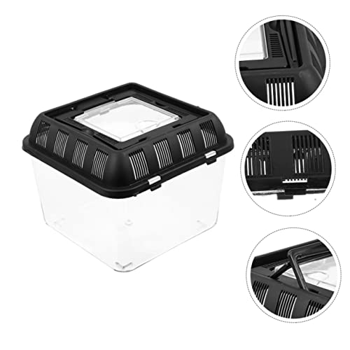 BESPORTBLE Turtle Crates Travel Reptile Travel Carrier Critter Box Reptile Display Container