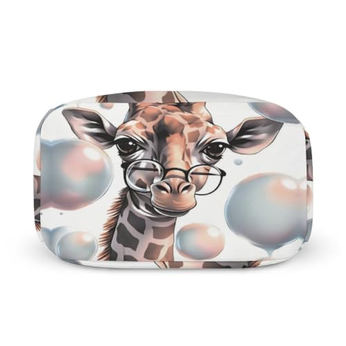 Giraffe Lunch Bag for Women Men | Insulated Lunch Box Leakproof Food Meal Containers Reusable Foldable 6L Capacity Lunch Tote Bags for Work Picnic Travel - color: style-17