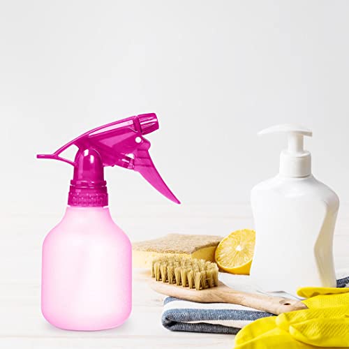 Rayson Empty Spray Bottle Refillable Container, Fine Mist Sprayer Trigger Squirt Bottle for Taming Hair, Hair styling, Watering Plants, Showering Pets (1 Pack, Pink) - color: Pink, size: 8 Ounces