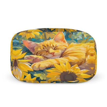 Sleeping Cat Sunflower Lunch Bag for Women Men | Insulated Lunch Box Leakproof Food Meal Containers Reusable Foldable 6L Capacity Lunch Tote Bags for Work Picnic Travel - color: Style 5
