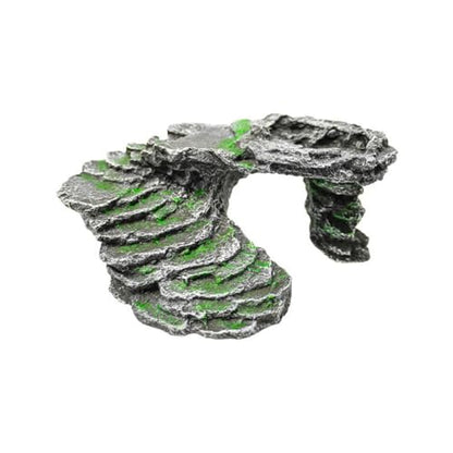 Reptile Hide Cave Turtle Basking Platforms Reptile Terrarium Shale Rock Reptile Habitat Accessories for Aquarium Bearded Dragon