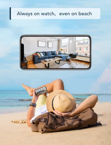 GNCC Indoor Security Camera, 2 Packs 1080P Cameras for Home Security Wi-Fi Camera, Motion/Sound Detection, Night Vision, 2-Way Audio, Real-Time Alert, Cloud & SD Card Storage, 2.4G WiFi Only | Cameras for Home Security Wi-Fi Cameras, Motion/Sound Detectio