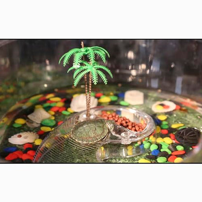 OMEM Portable Reptile House Terrarium Habitat Clear and Breathable (Medium) - size: Medium
