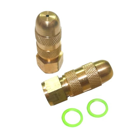 2Pcs High Pressure Misting Nozzle,Adjustable Spray Nozzle Tips for Backpack Sprayers,Farm Irrigation and Garden Irrigation Nozzle Replacement Kit
