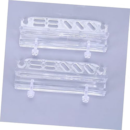 Aquarium Tool Holder Acrylic Fish Tank Wall Organizer for Scissors Tweezers and Cleaning Tools Convenient Storage Rack for Aquatic Plants and Accessories