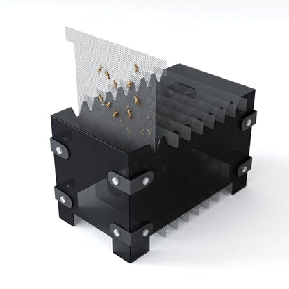 Reptile Cricket Keeper,Acrylic Feeding Crickets Habitat,Replacement of Egg Cartons