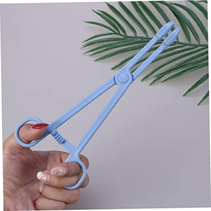 UKCOCO 2pcs Reptile Cleaning Tool Portable Reptile Poop Pickup Clip for Tortoise Hamster Lizards Bird