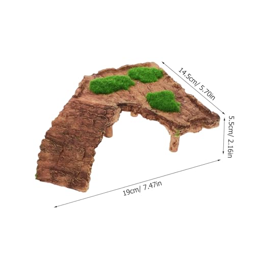 BESPORTBLE Turtle Basking Platform for Reptiles Durable Aquarium Landscape Decoration Multi-Functional Climbing Ramp Easy Access for Turtles and Frogs Water-Resistant Resin Design