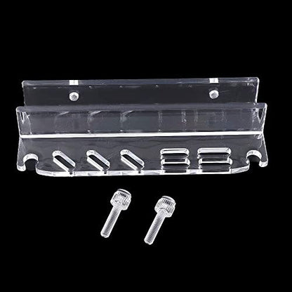 Vctitil Aquarium Plant Tools Holder Aquarium Tank Tool Acrylic Holder Grass Maintenance Tool Storage Rack for Tweezer Scraper Scissor Cleaning Tool