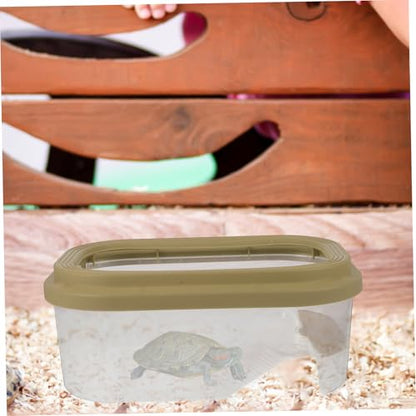 BESPORTBLE Luxury Turtle Tank Floating Dock Pet Reptile Habitat for Long-Term Use - color: Green