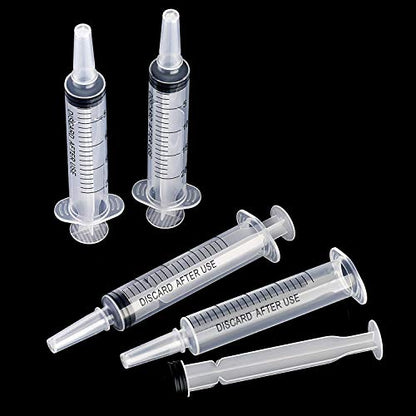 Frienda 20 Packs Syringes Without Needles 20 Ml | Large Plastic Measuring Tools for Food, Horse Care, Lab Dispensing, Graduated Markings, Reusable Multipurpose Applicators - size: 20 ml