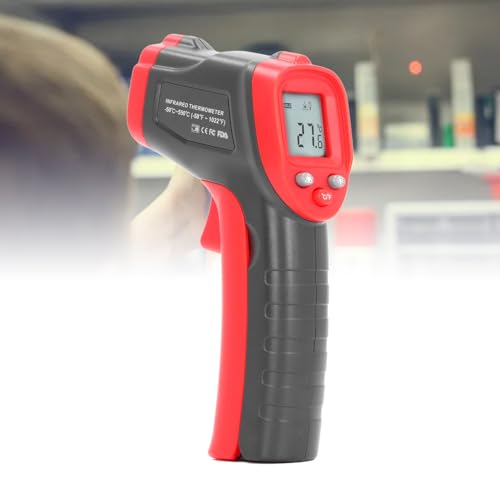Infrared Thermometer Temperature Gun, -50 ℃ ~ 550 ℃ (-58 ℉ ~ 1022 ℉), Temperature Reader, Handheld Heat Temperature Gun for Cooking, BBQ, Pizza, Oven, Meat, Candy