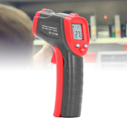 Infrared Thermometer Temperature Gun, -50 ℃ ~ 550 ℃ (-58 ℉ ~ 1022 ℉), Temperature Reader, Handheld Heat Temperature Gun for Cooking, BBQ, Pizza, Oven, Meat, Candy