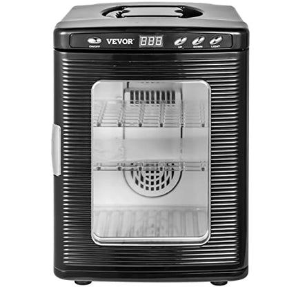Happybuy Black Reptile Incubator 25L Digital Incubator for Small Reptiles with Cooling and Heating 5-42C - color: Black