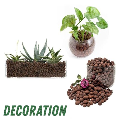 PGN Clay Pebbles LECA 30 Liters (12 lbs) for Hydroponics & Plants - size: 30 Liters (12 Pounds)