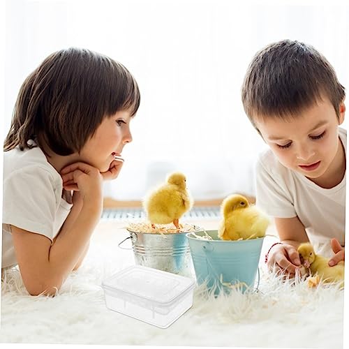 TOYANDONA 2pcs Reptile Egg Incubator Hatchery Box for Lizards Pigeon Eggs Easy to Clean Transparent Design for Observation Reusable Reptile Tool