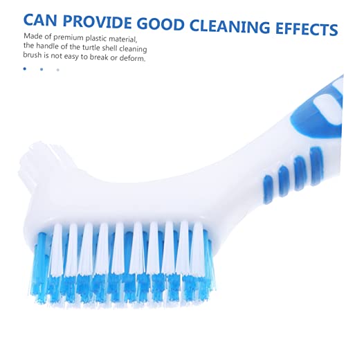 Aquarium Tools Scrubbing Brush for Fish Tank Turtle Shell Cleaning Brush Reptile Tank Accessories Reusable Material Double-Sided Design