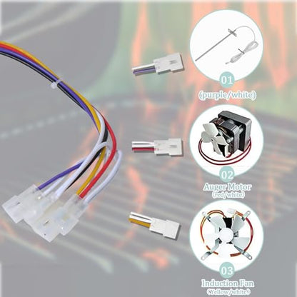 Upgrade Control Board Compatible with Pit Boss Pellet Grill, Panel Kit | PB700R1 700FB PB820 PB820d PB340 440D Replacement Parts, Temperature Controller, Grill Repair Accessory，Sensor Probe Kit. - style: Compatible with Pit Boss Pellet Grill Control Board