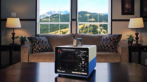 OdorFree Villa 3000 Ozone Generator for Eliminating Odors, permanently removing Tobacco, Pet and Musty Odors at their Source - Easily Treats Up To 3000 Sq Ft - size: Villa - 3000