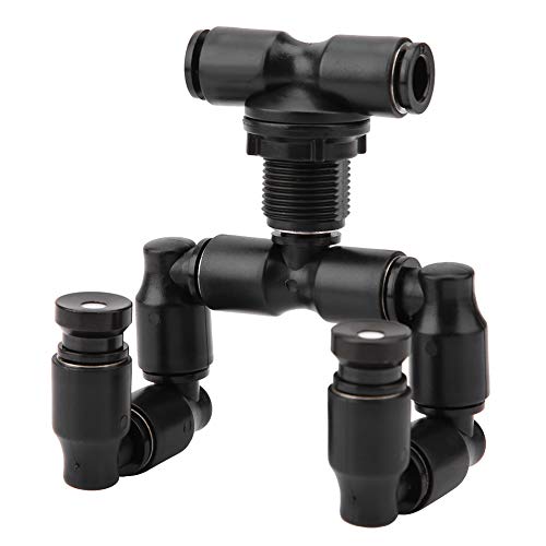 Reptiles Terrarium Nozzle, Reptiles Fogger Mist Sprinkler Rainforest Tank 360 Adjustable Aquarium System