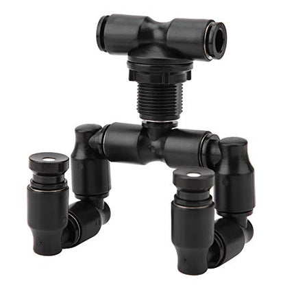 Reptiles Terrarium Nozzle, Reptiles Fogger Mist Sprinkler Rainforest Tank 360 Adjustable Aquarium System