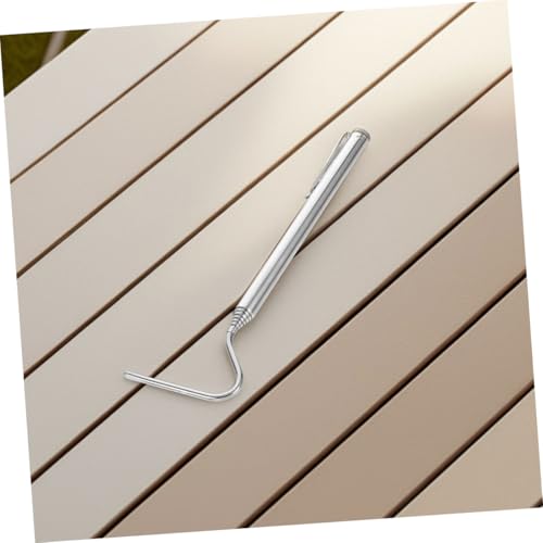 Extendable Stainless Steel Snake Hook for Reptile Handling Compact Design for Catching and Control of Corn Snakes and
