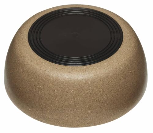Loving Pets - Dolce Bamboo - Eco-Friendly Pet Bowls & Dishes for Dog, Cats, Puppy Food and Water Bowl -Sustainable and Dishwasher Safe, Made with Real Bamboo (Large, Coffee-Brown) - color: Coffee Brown, size: Large Bowl