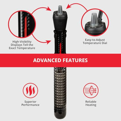 Marineland Precision Heater for Saltwater or Freshwater Aquariums - size: 100-watt