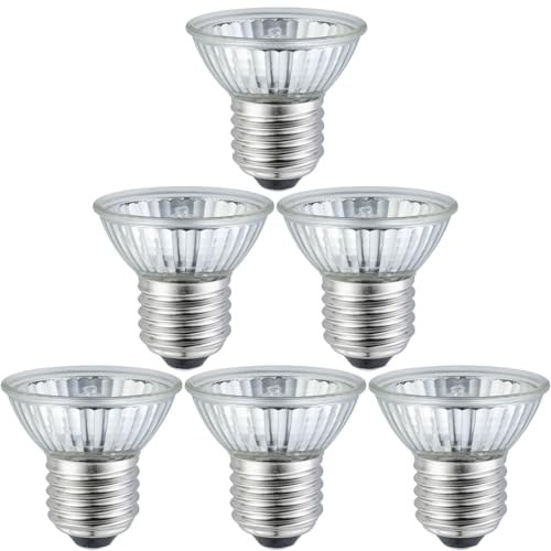 UVB UVA Reptile Light Bulb 75W Bulb for Reptiles and Amphibians Use for Turtle, Bearded Dragon, Lizard Cages Heat Lamp Replacement Bulb, Pack of 6
