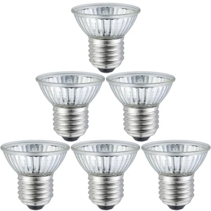 UVB UVA Reptile Light Bulb 75W Bulb for Reptiles and Amphibians Use for Turtle, Bearded Dragon, Lizard Cages Heat Lamp Replacement Bulb, Pack of 6
