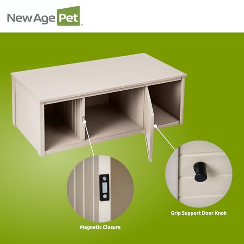 New Age Pet Lo‑Boy Versa Stand for Reptile Terrariums, Low-Profile ECOFLEX Cabinet for Stacked Large, 48" Mojave Reptile Habitats, Maple - color: Maple
