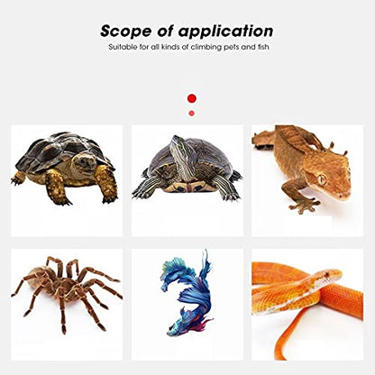 plplaaoo Constant Temperature Under Tank Terrarium Warmer Heating Mat, Reptile Heating Pad, Adjustable Temperature Under Tank Terrarium Heater, Heat Mat for Turtle Snake Frog Lizard Small Animals(L) - size: Large